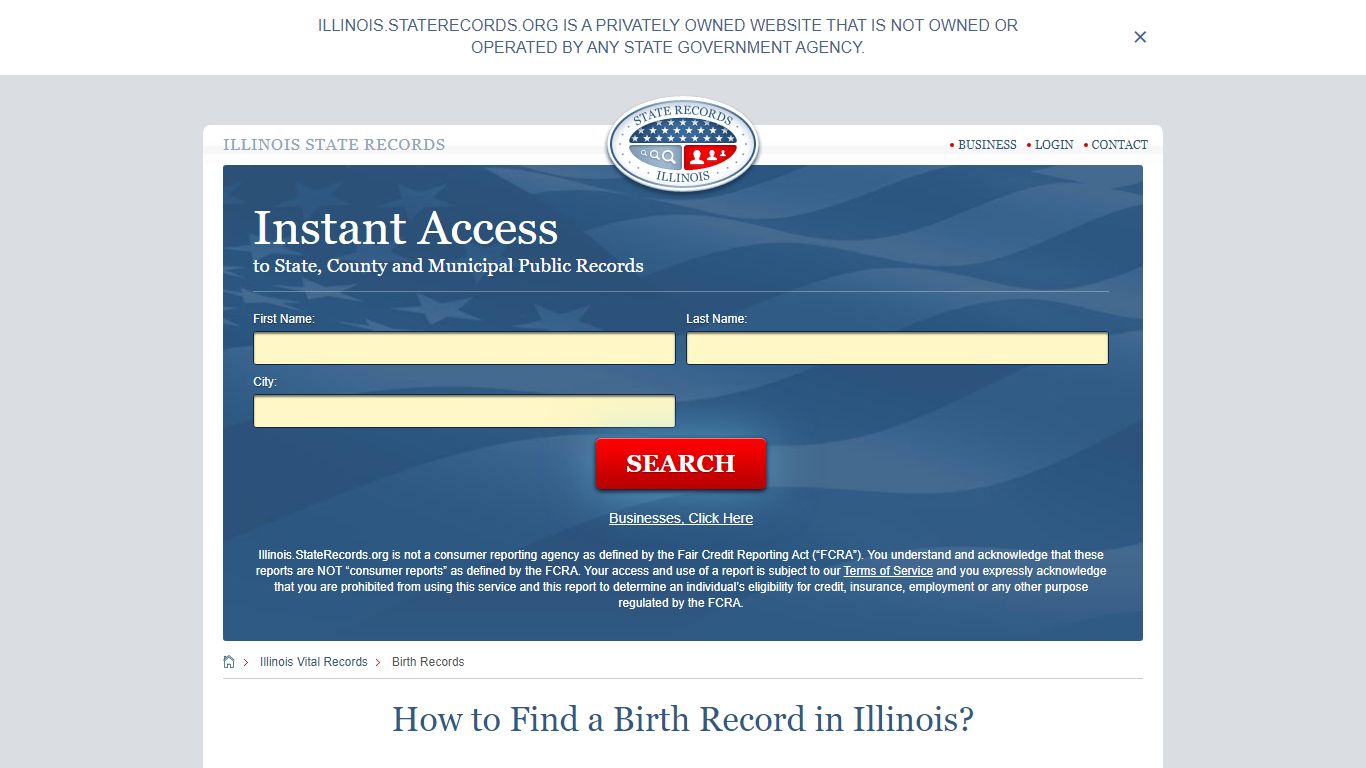 How to Find a Birth Record in Illinois? - State Records
