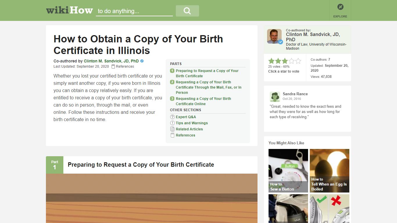 How to Obtain a Copy of Your Birth Certificate in Illinois - wikiHow